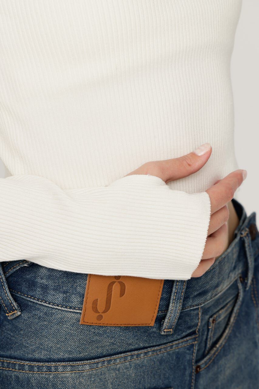 SLY「BASIC HG RIB H／N トップス」|ニット・セーター|