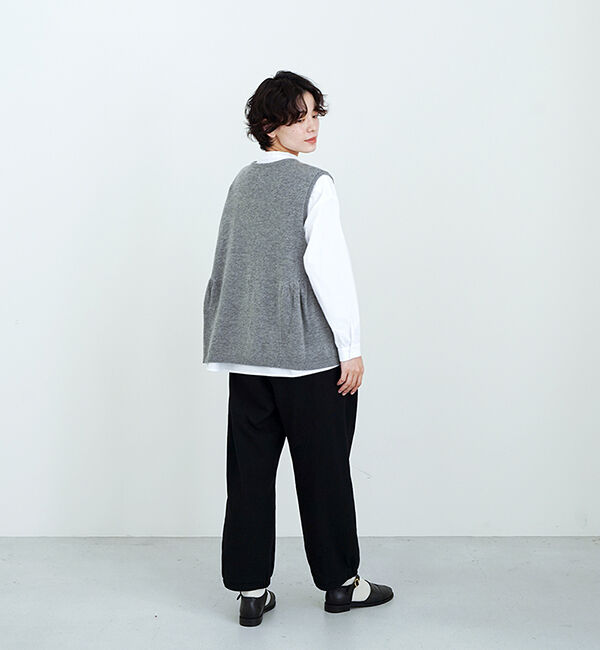 オオカミとフクロウ「オオカミと夜のリスと星のマルシェ」|ニット・セーター|