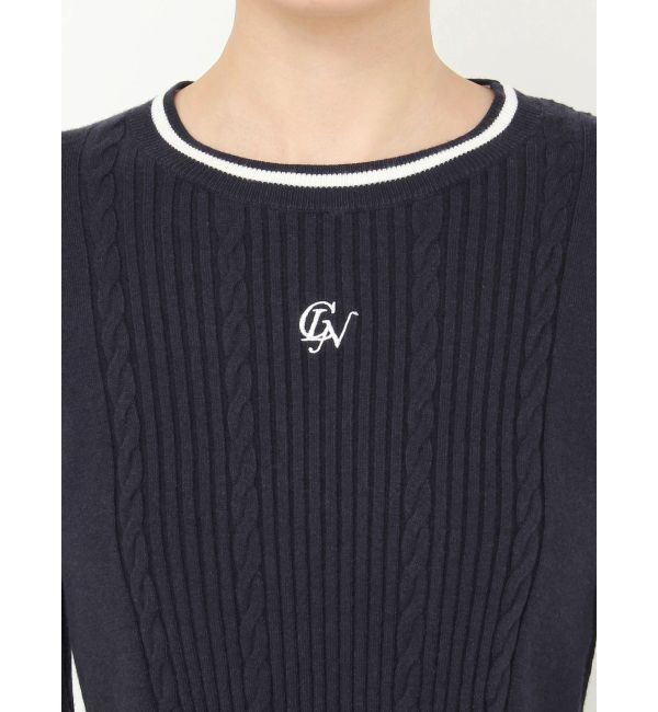 CALNAMUR「ケーブルMIXコンパクトニット」|ニット・セーター|