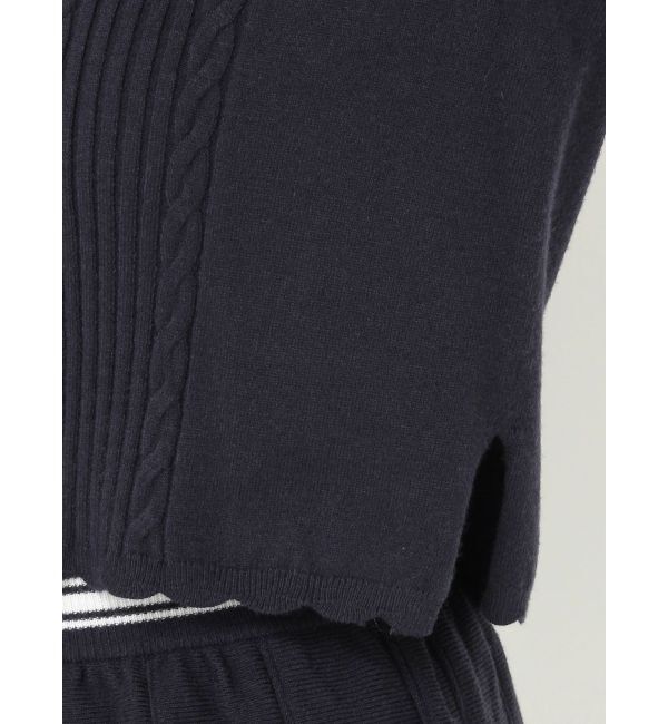 CALNAMUR「ケーブルMIXコンパクトニット」|ニット・セーター|