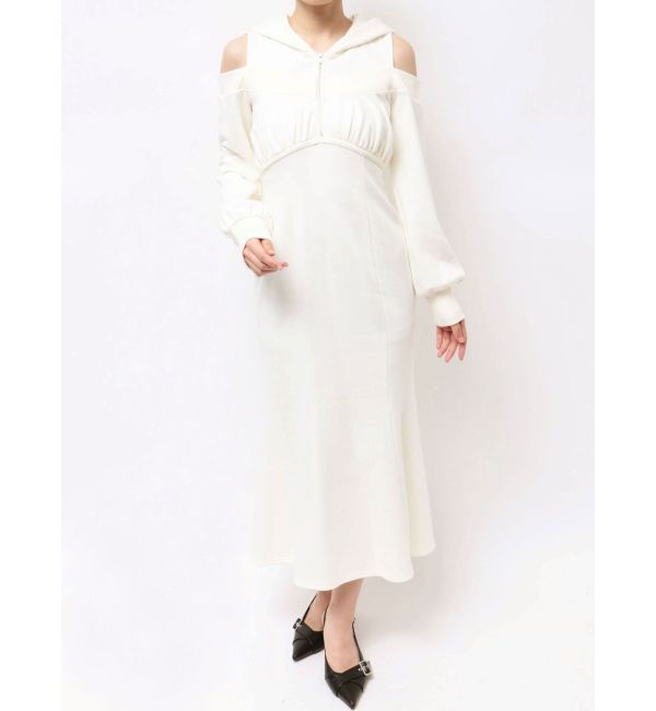 RESEXXY「【追加生産分】レイヤードフーディワンピース」|ワンピース|