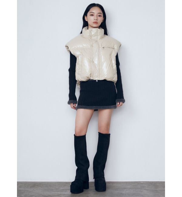 EMODA「コンパクトパッファーダウンベスト」|ダウンベスト・ベスト|