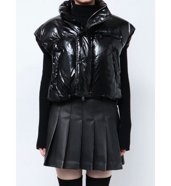 EMODA「コンパクトパッファーダウンベスト」|ダウンベスト・ベスト|ブラック