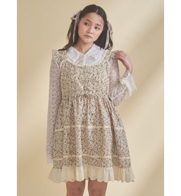 merry jenny「fog color blocking cardigan」|カーディガン|