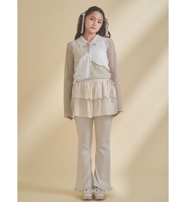 merry jenny「fog color blocking cardigan」|カーディガン|