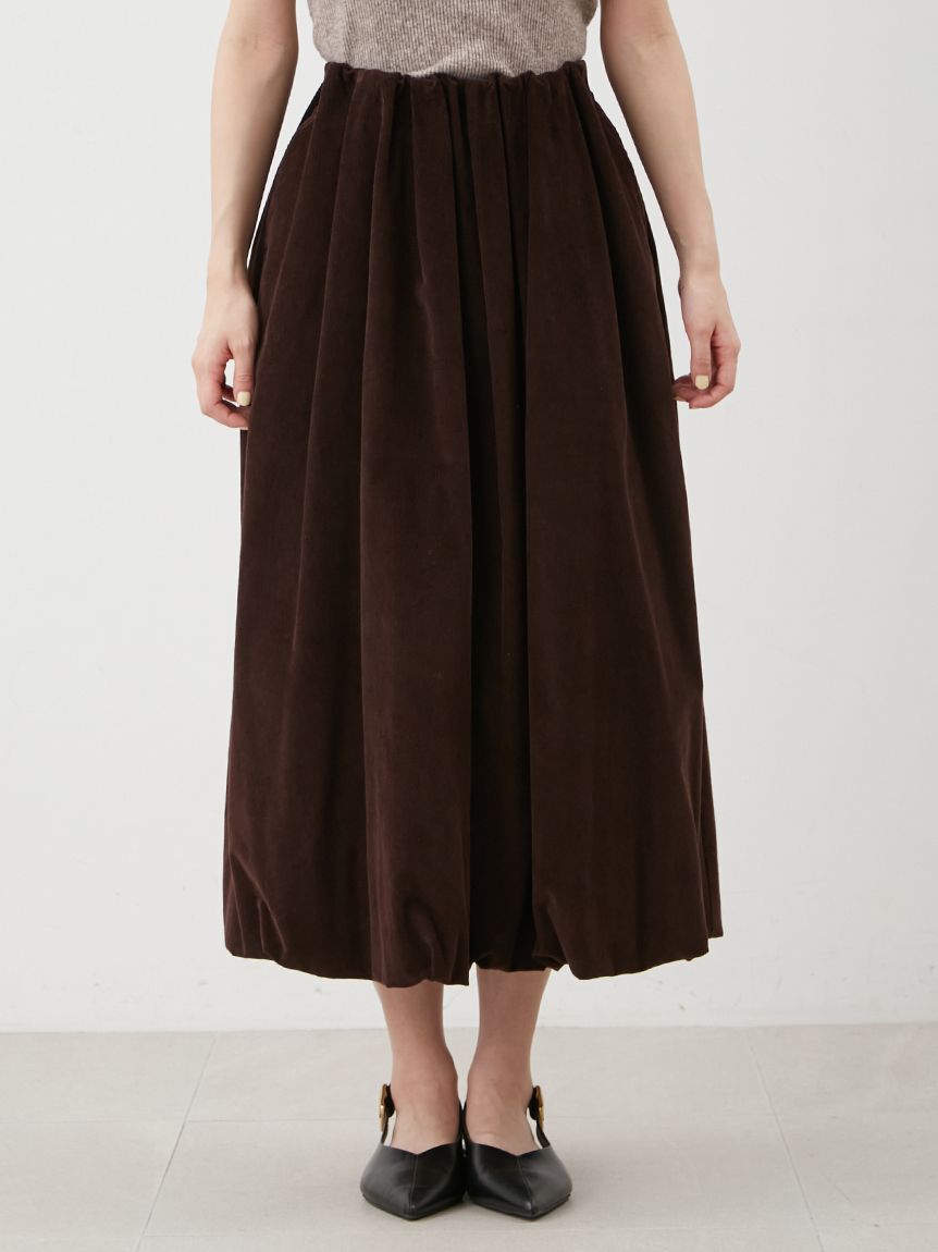 Mila Owen「コーデュロイ2サイズバルーンスカート」|スカート|