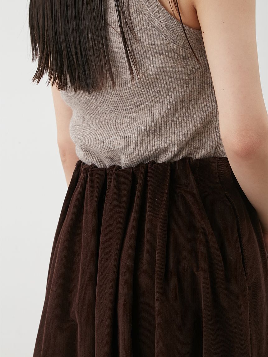 Mila Owen「コーデュロイ2サイズバルーンスカート」|スカート|