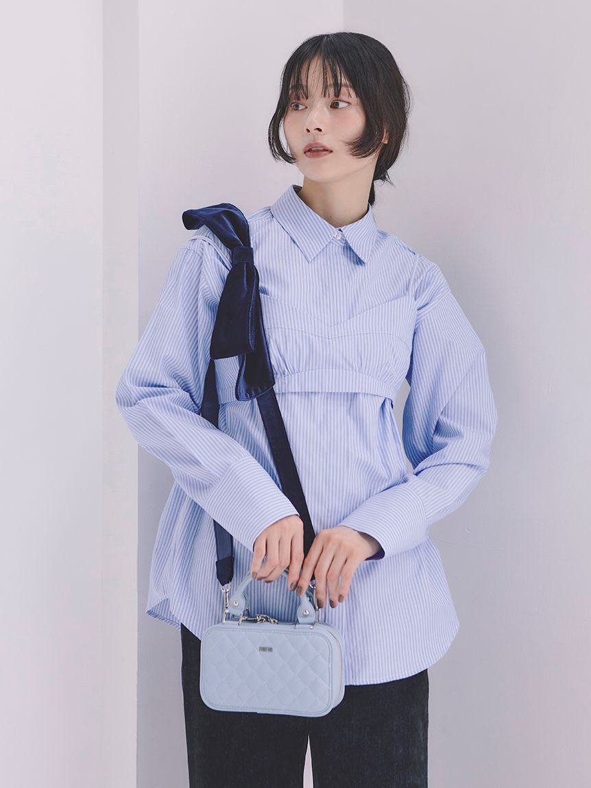 FURFUR「【限定カラー】キルティングフォンホルダー」|ショルダー・メッセンジャー|