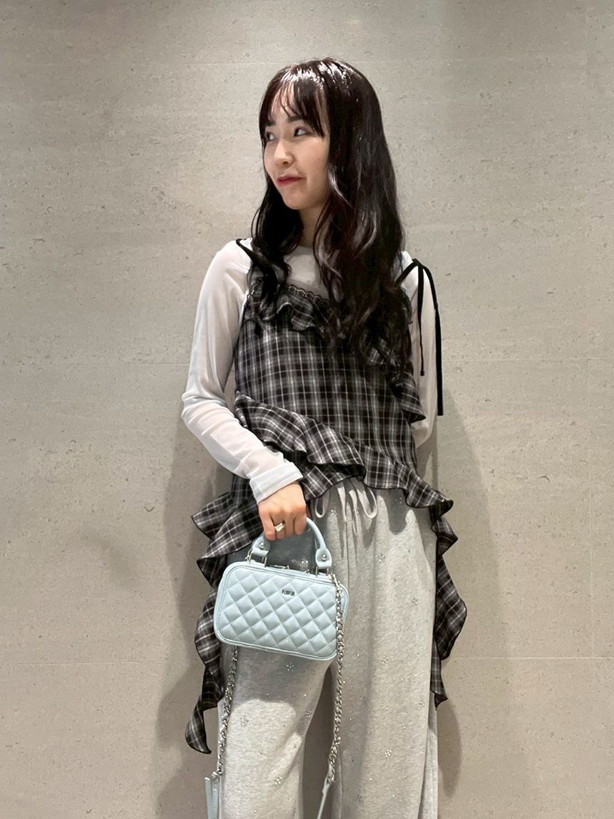 FURFUR「【限定カラー】キルティングフォンホルダー」|ショルダー・メッセンジャー|