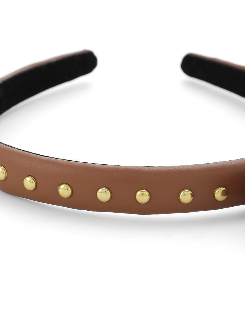 FURFUR「スタッズリボンカチューシャ」|ヘアバンド|