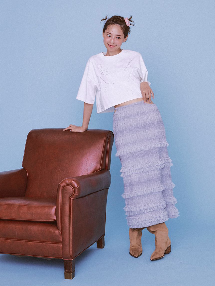 FURFUR「フリルＩラインスカート」|スカート|