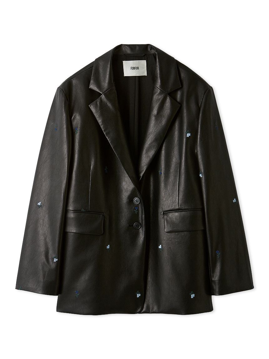 FURFUR「【限定カラー】ローズ刺繍テーラードジャケット」|テーラードジャケット|