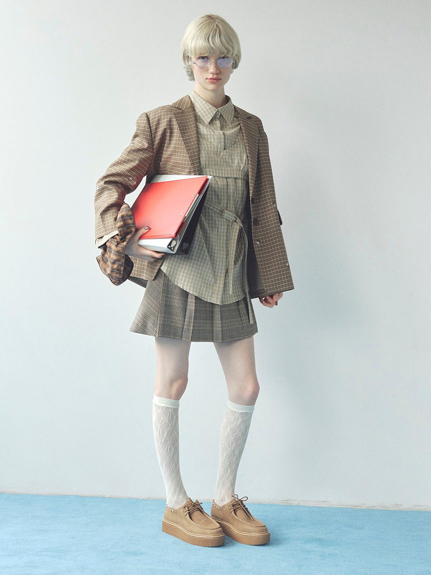 FURFUR「スクエアビッグシュシュ」|ヘアバンド|