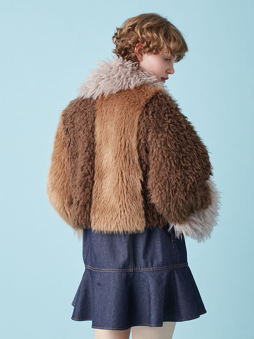 FURFUR「エコファーライダースジャケット」|ライダースジャケット|