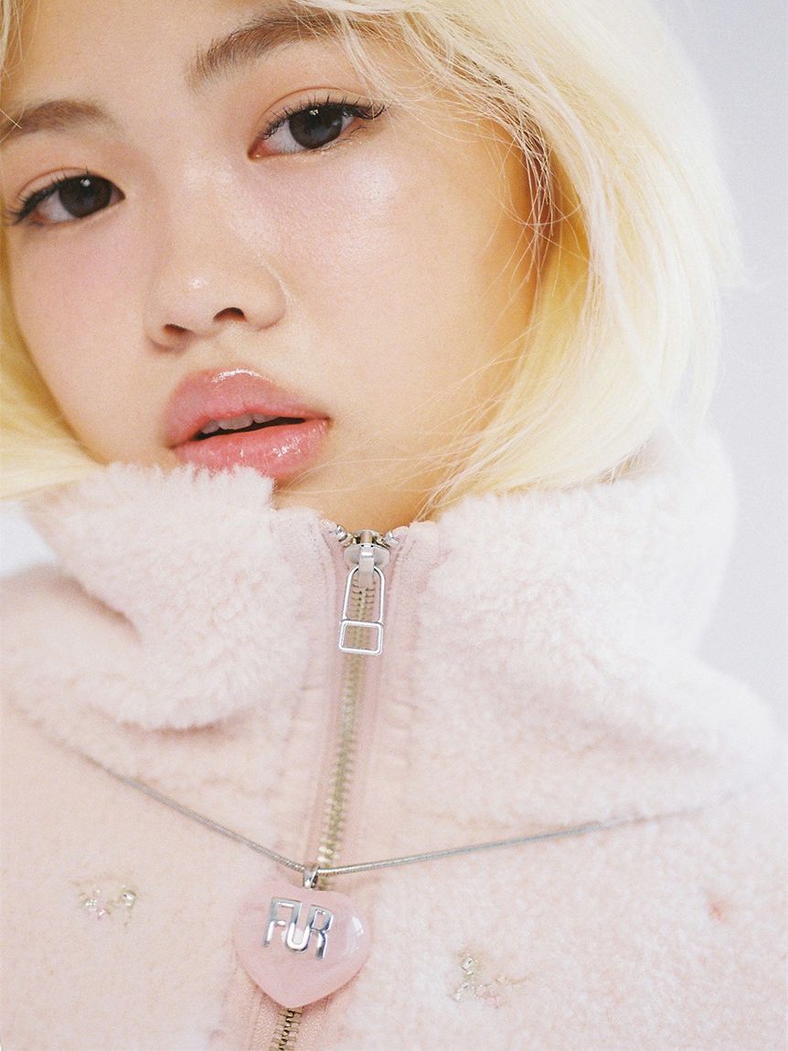 FURFUR「フラワービーズ刺繍ボアブルゾン」|ブルゾン・スタジャン|