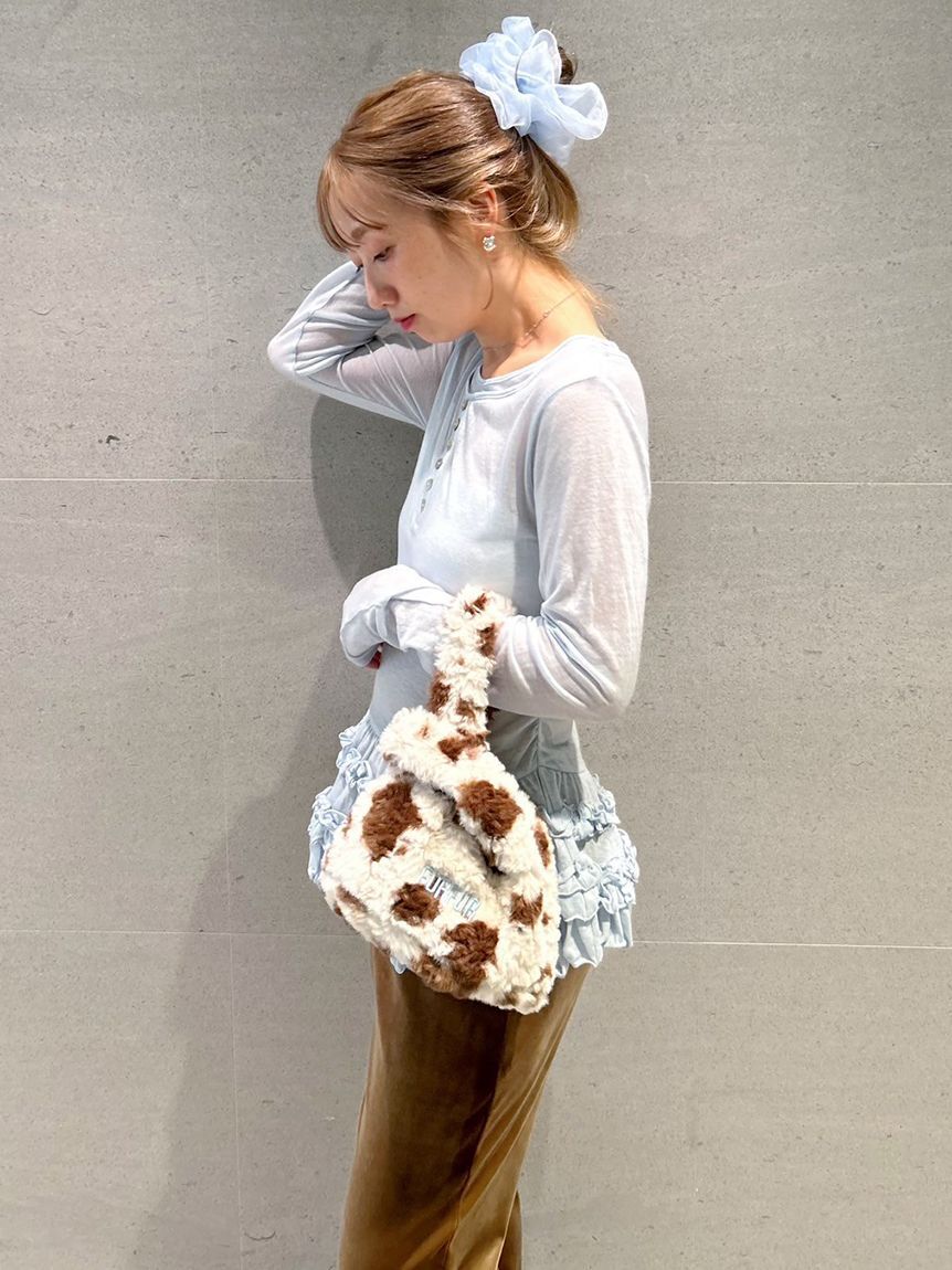 FURFUR「ボリュームオーガンジーシュシュセット」|ヘアバンド|