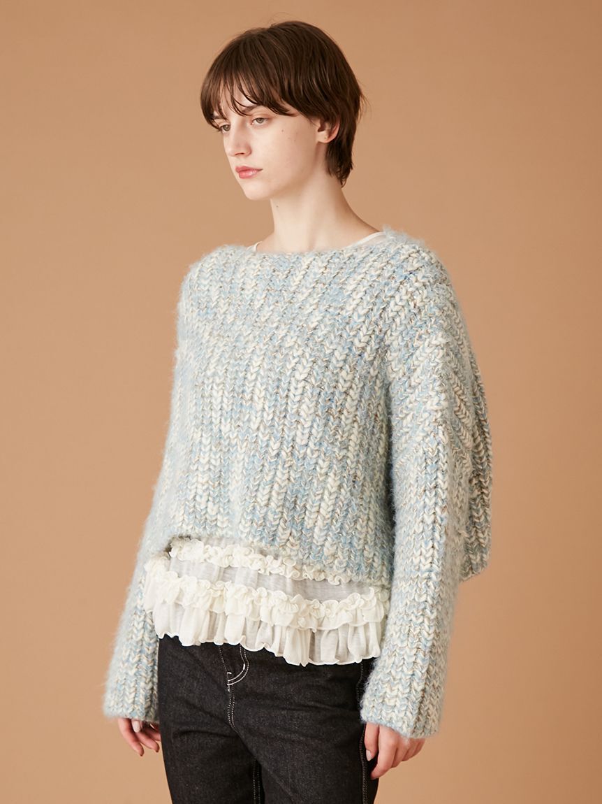 FURFUR「ミックスヤーンチャンキーセーター」|ニット・セーター|