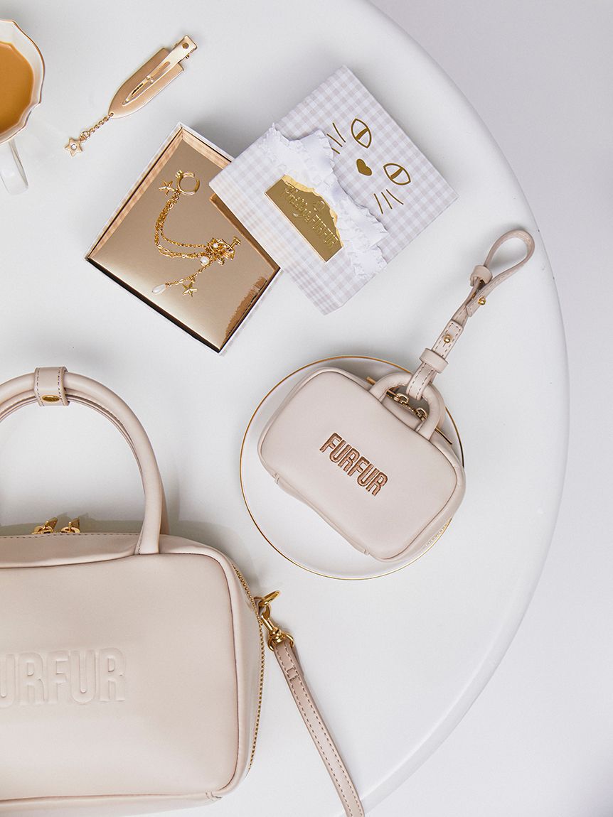 FURFUR「【限定カラー】バリエーションマイクロスクエアボストン」|キーケース|