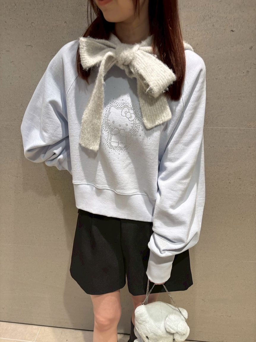 FURFUR「【WEB・一部店舗限定カラー】HELLO KITTYクリスタルスウェット」|スウェット・ジャージ|