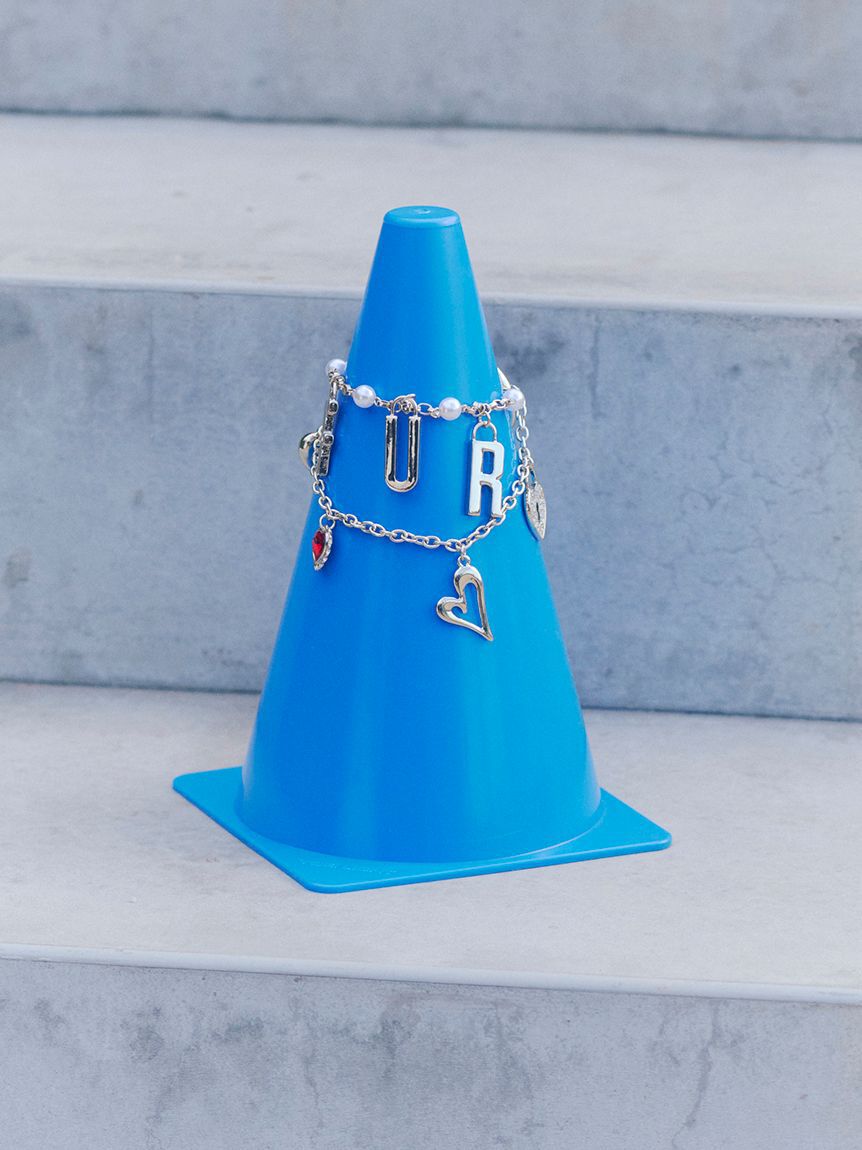 FURFUR「ロゴハートバッグチャーム」|キーケース|