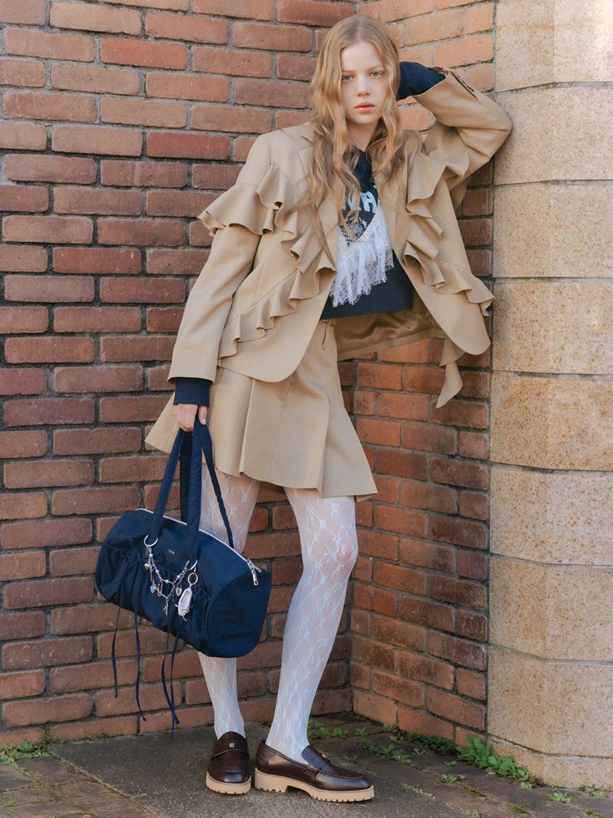 FURFUR「ロゴハートバッグチャーム」|キーケース|