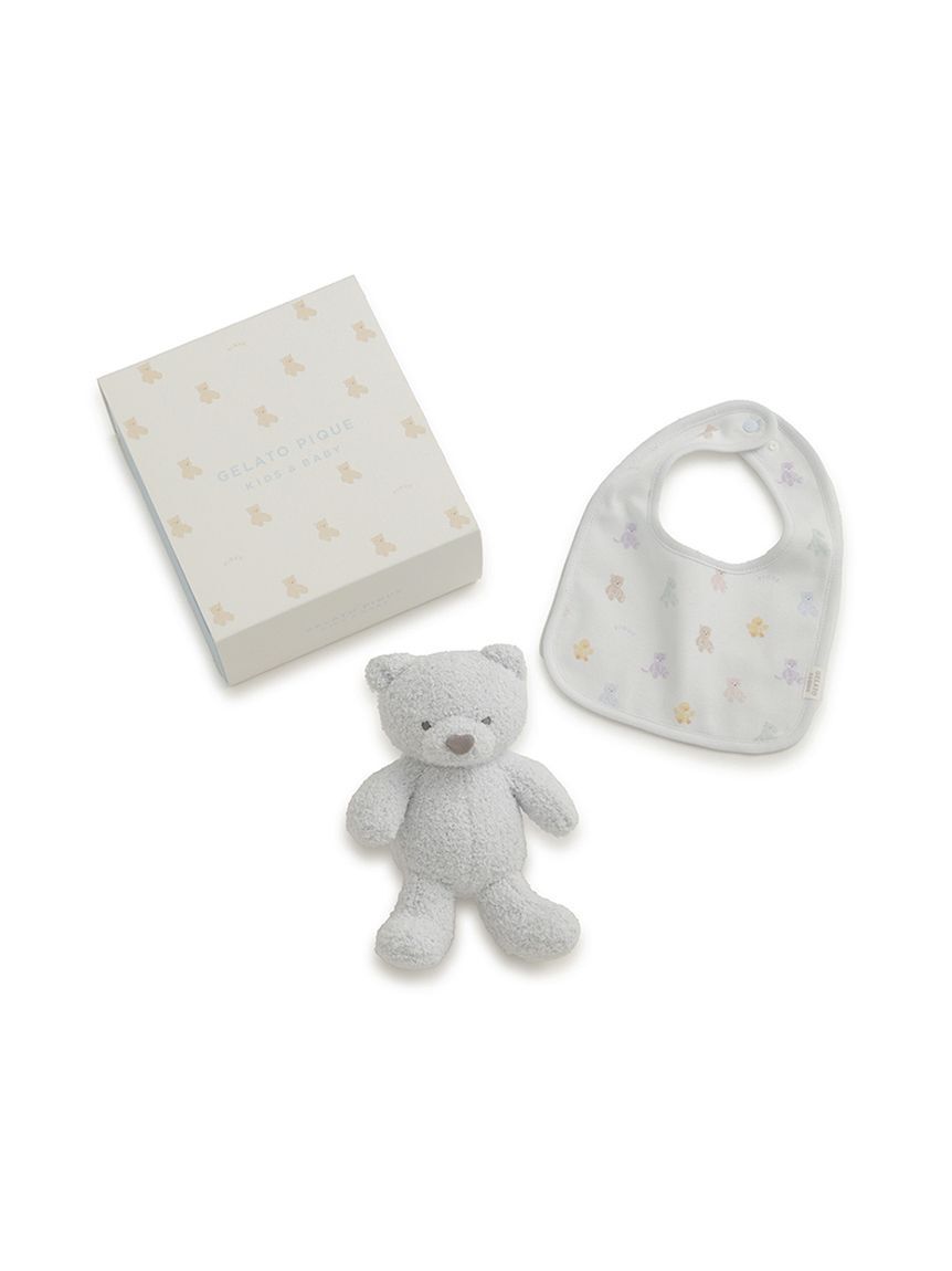 GELATO PIQUE KIDS & BABY「【ラッピング済み】【BABY】ベアぬいぐるみ&スタイ2点セット ギフトBOX」|その他ベビー用品|