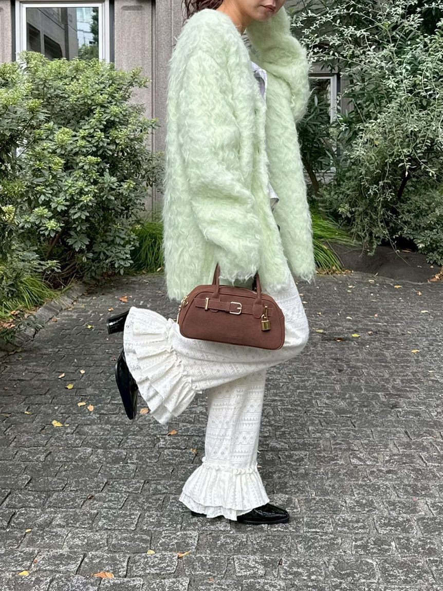 LILY BROWN「シャギーニットカーディガン」|カーディガン|