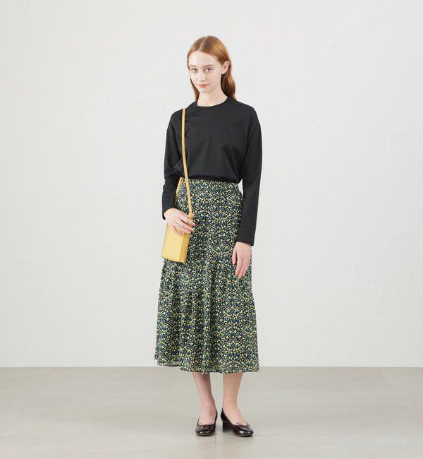 MACKINTOSH PHILOSOPHY「Snowblue Garden ランダムティアードスカート」|スカート|
