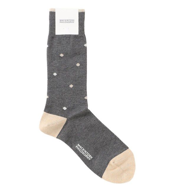 MACKINTOSH PHILOSOPHY「マルチドット カジュアルソックス」|ソックス|グレー