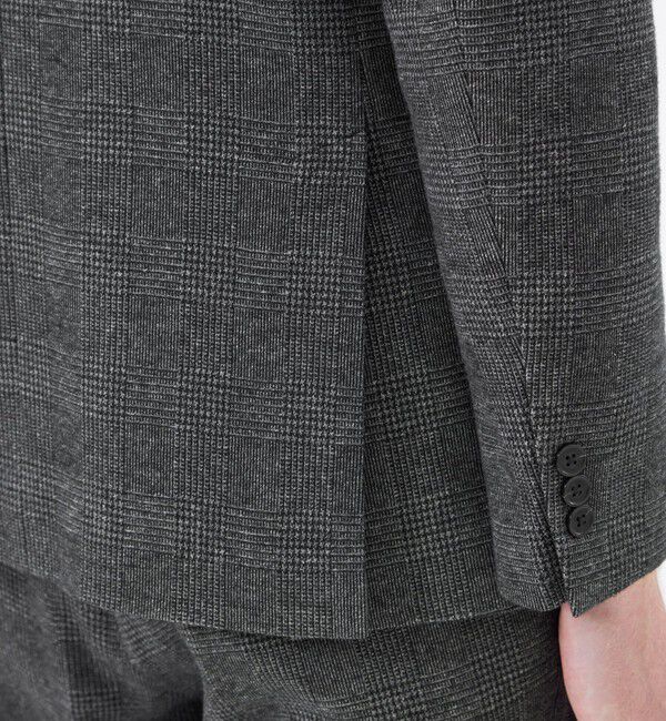 MACKINTOSH PHILOSOPHY「テーラードジャージー ジャケット グレンチェック/千鳥」|テーラードジャケット|