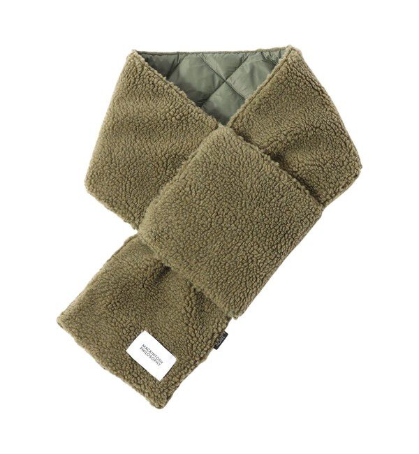 MACKINTOSH PHILOSOPHY「タフタ&times;ボア リバーシブルダウンマフラー with TAION」|マフラー|