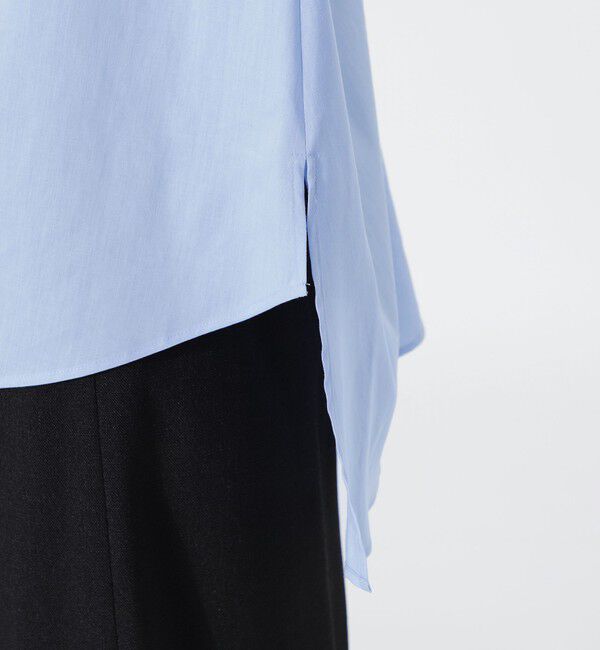  「リネンミックスギャザーブラウス」|シャツ・ブラウス|