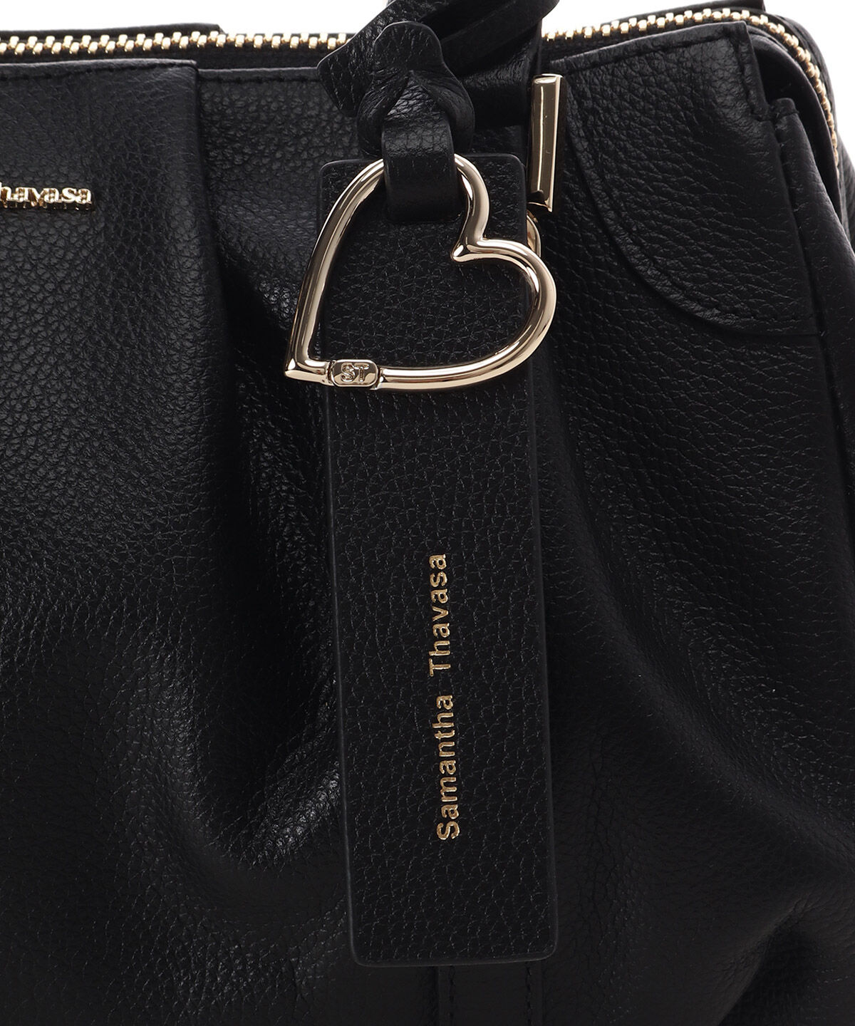 Samantha Thavasa「タックデザインソフトレザーハンドバッグ」|ハンドバッグ|