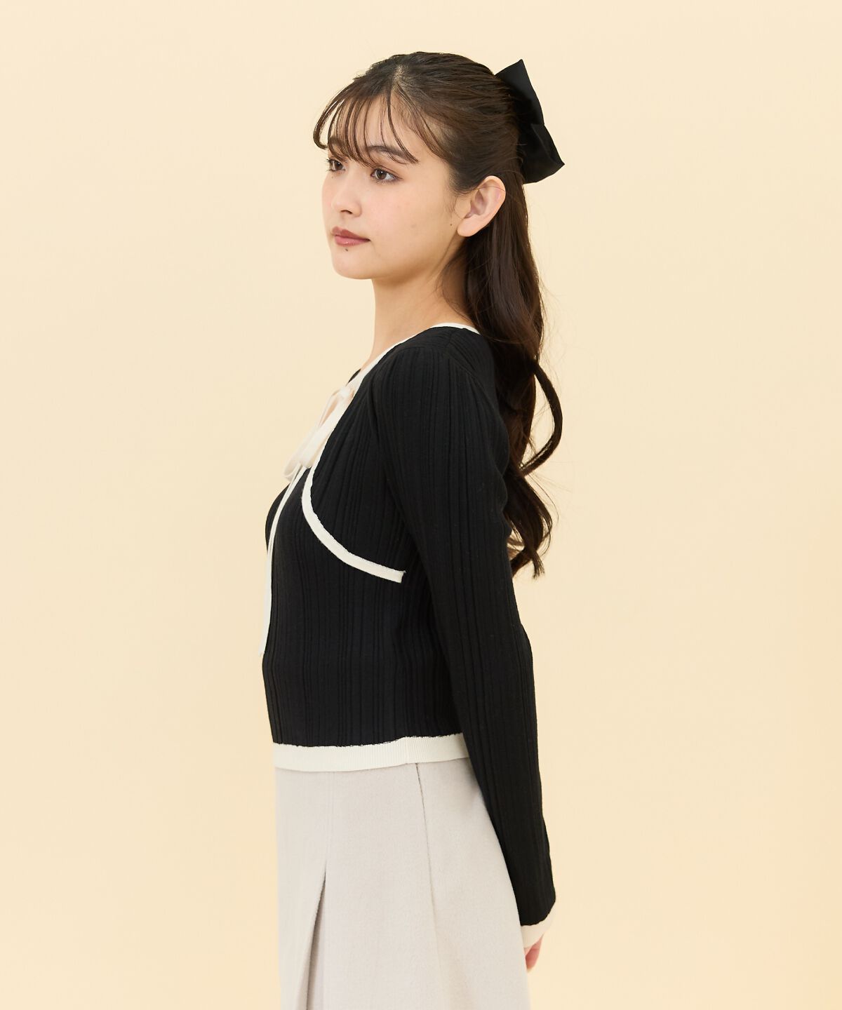 REDYAZEL「ボレロレイヤードデザインニット」|ニット・セーター|