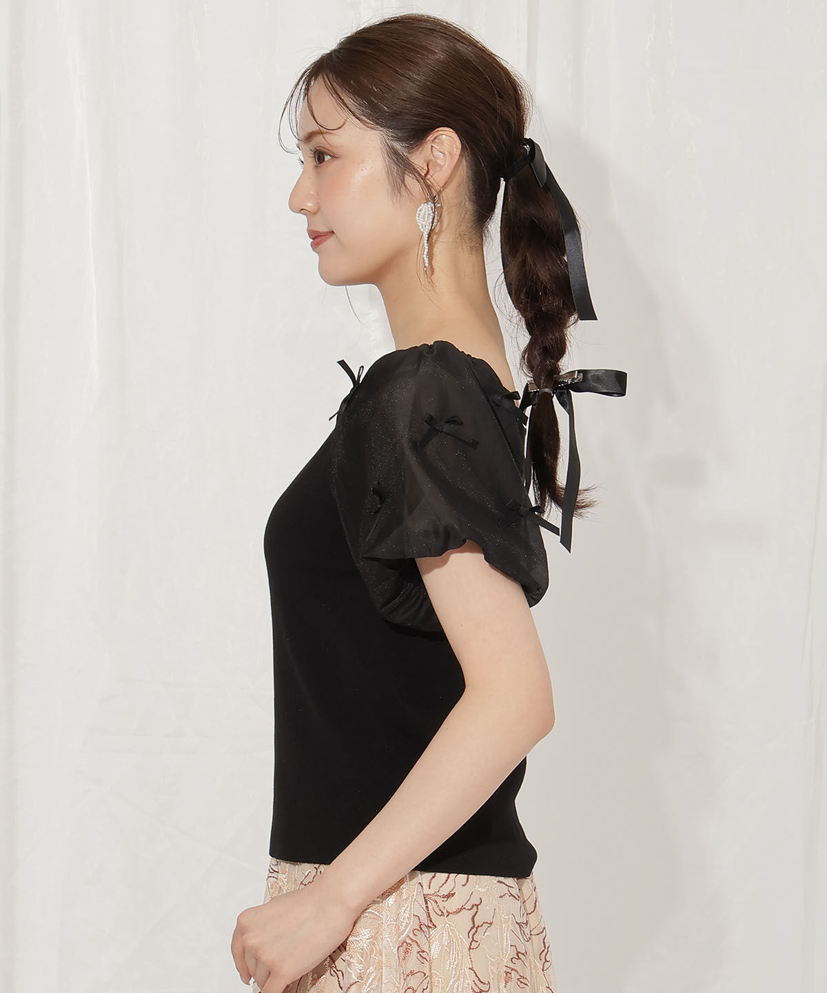 WILLSELECTION「ミニリボンニット」|ニット・セーター|