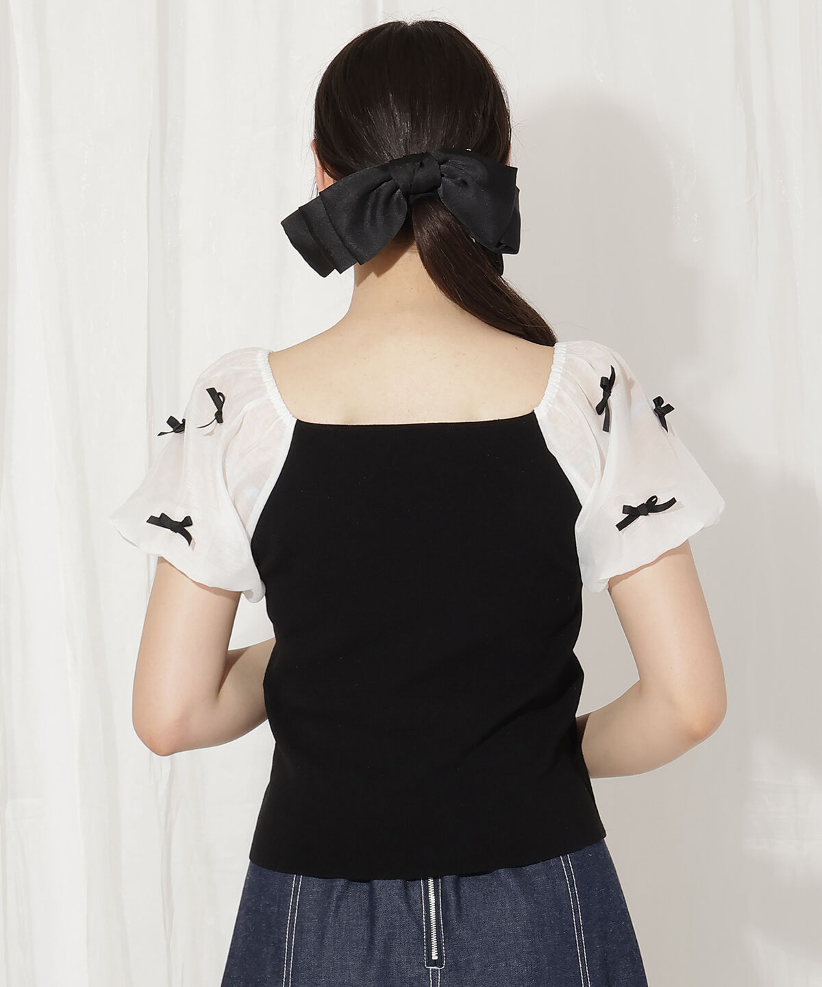 WILLSELECTION「ミニリボンニット」|ニット・セーター|