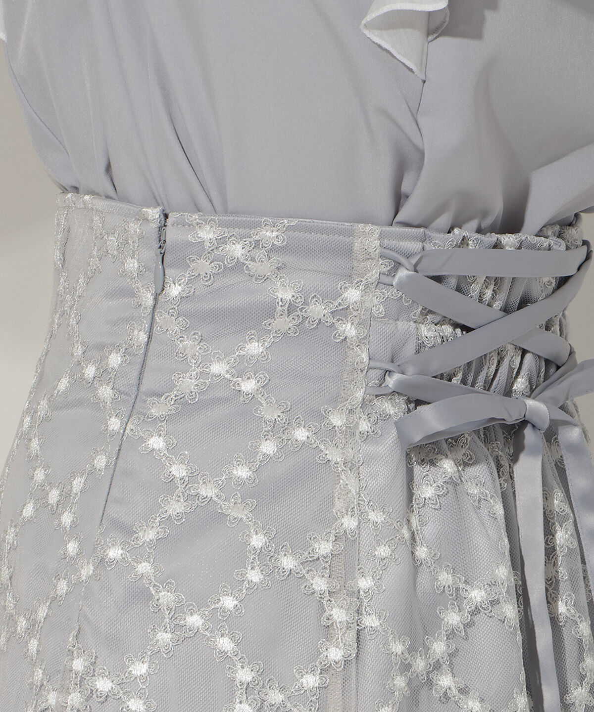 WILLSELECTION「エンブロイダリーチュールソフトマーメイドスカート」|フレア|