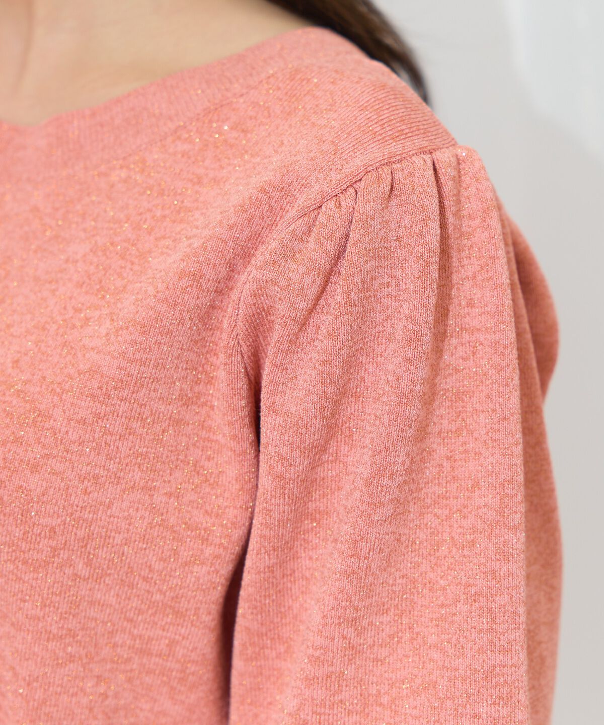 WILLSELECTION「2WAYリボンラメニットプルオーバー」|ニット・セーター|