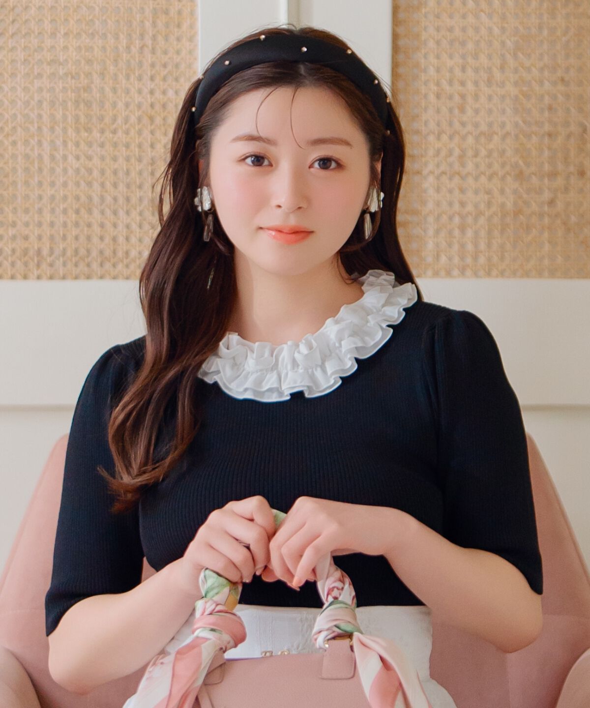 WILLSELECTION「フリル襟リブニット」|ニット・セーター|