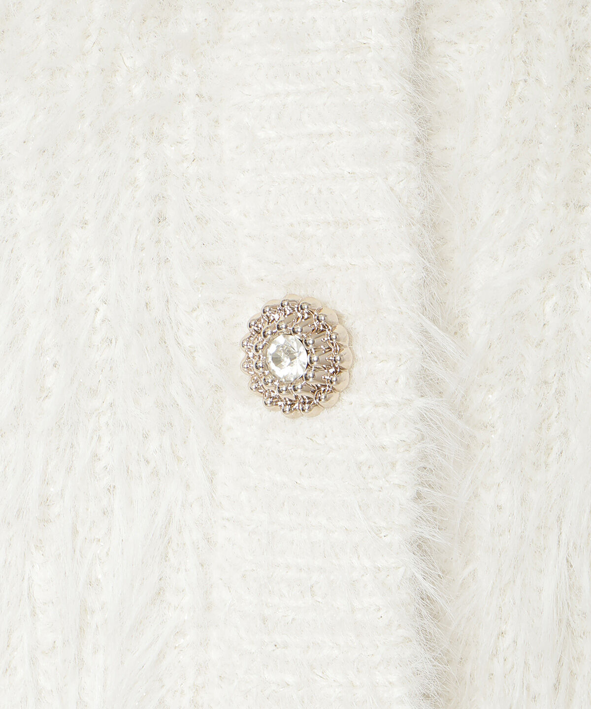 WILLSELECTION「Vネックラメフェザーカーディガン」|カーディガン|