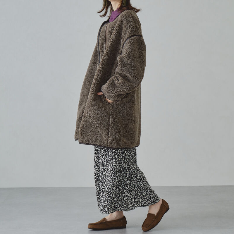 WA Oriental TRaffic「【累計5万足突破】 もこもこ ムートンシューズ /12311 モカシン フェイク ファー 再入荷 フラット」|パンプス|