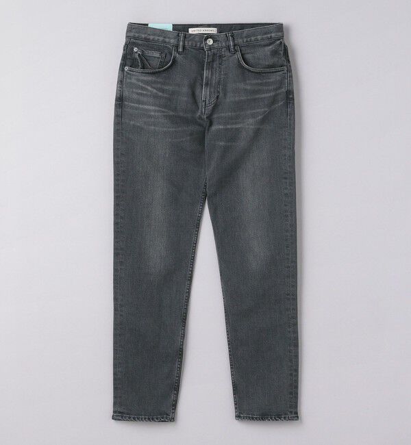 UNITED ARROWS「カイハラ スリムテーパード ブラック  デニム」|デニム|