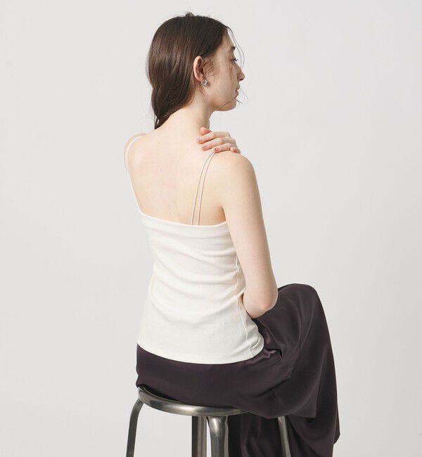 UNITED ARROWS「カップ付きキャミソール」|キャミソール|OFF WHITE
