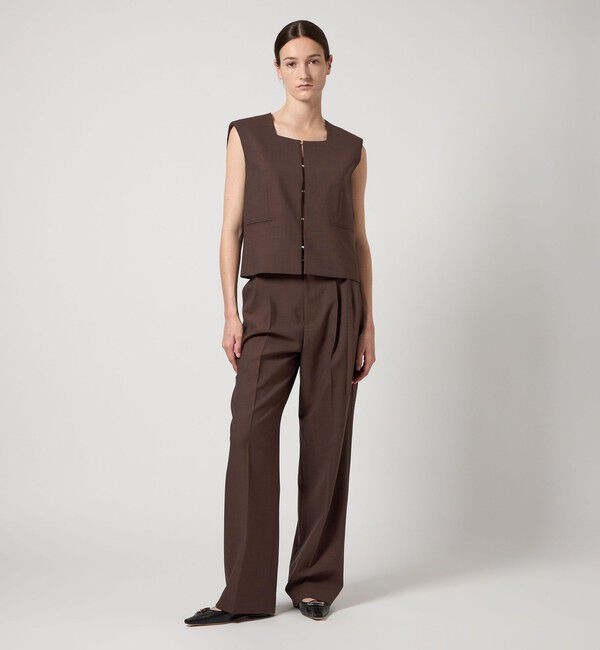 AEWEN MATOPH「＜AEWEN MATOPH＞ハイウエスト ベルトパンツ」|その他|