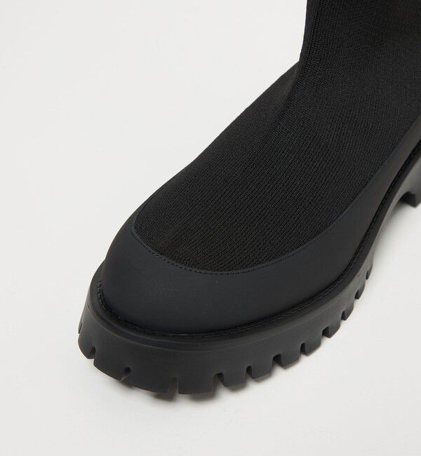 UNITED ARROWS「レイン ニットブーツ」|レインシューズ|