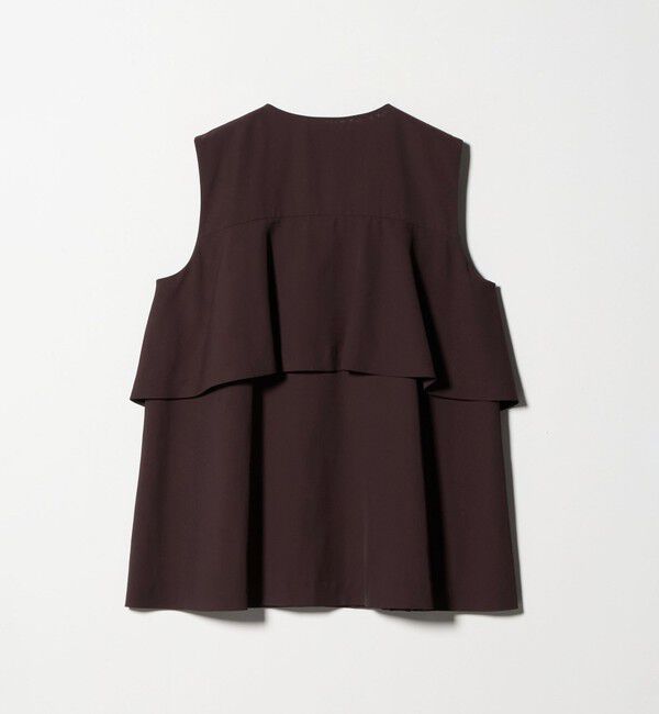 UNITED ARROWS「シアー バックフレア ベスト ‐ウォッシャブル‐」|ベスト・ジレ|