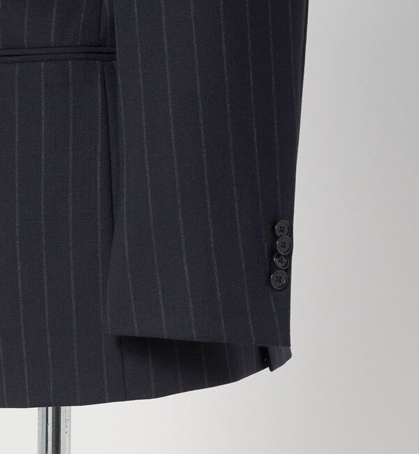 UNITED ARROWS「ワイドストライプ ダブル 6ボタン スーツ MC‐MODEL ヨコストレッチ」|スーツ|