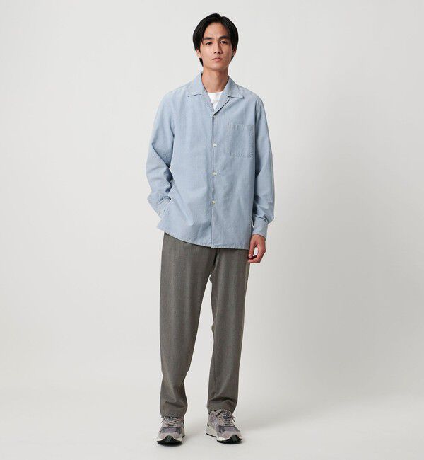 UNITED ARROWS「2プリーツ ギャザー イージーパンツ -ストレッチ-」|チノ|