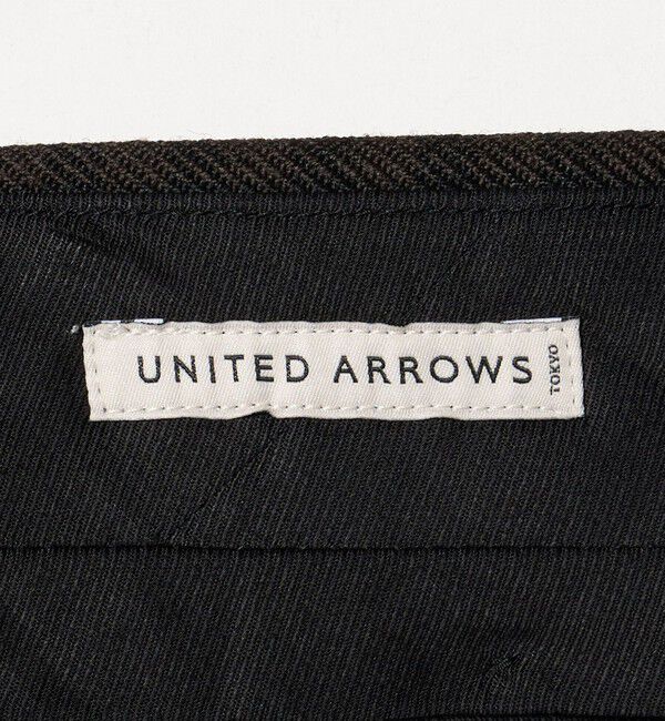 UNITED ARROWS「モダンチェック ノープリーツ ワイドストレート パンツ」|その他|