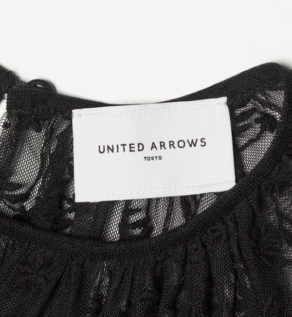 UNITED ARROWS「レース イレギュラー フリル ブラウス」|シャツ・ブラウス|